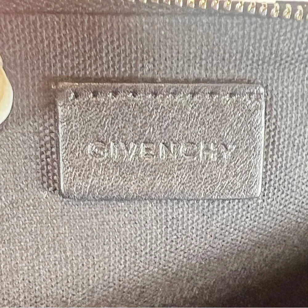 Givenchy “Power of Love” Coated Canvas Clutch/Pouch